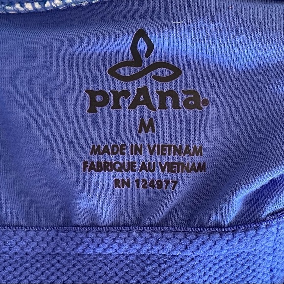 Prana Quinn Racerback Blue and Green Artsy Patterned Halter Dress Women Size M - Picture 5 of 8